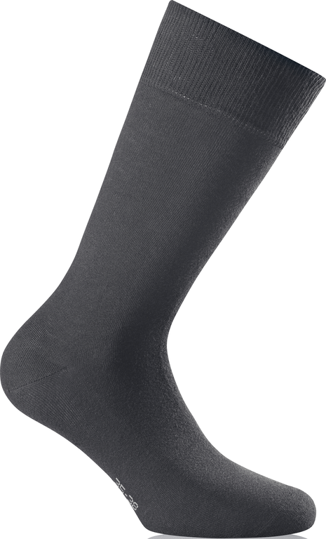 Rohner Daily Sock Basic Cotton Crew anthracite - 3 Pairs